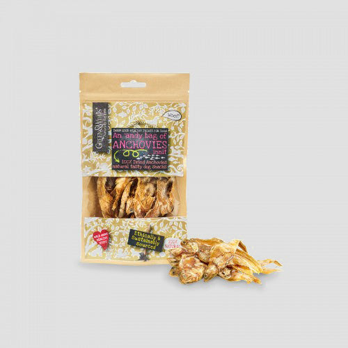 Green & Wilds Andy Bag of Anchovies Dog Treats
