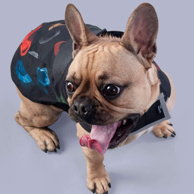 reversible dog jacket