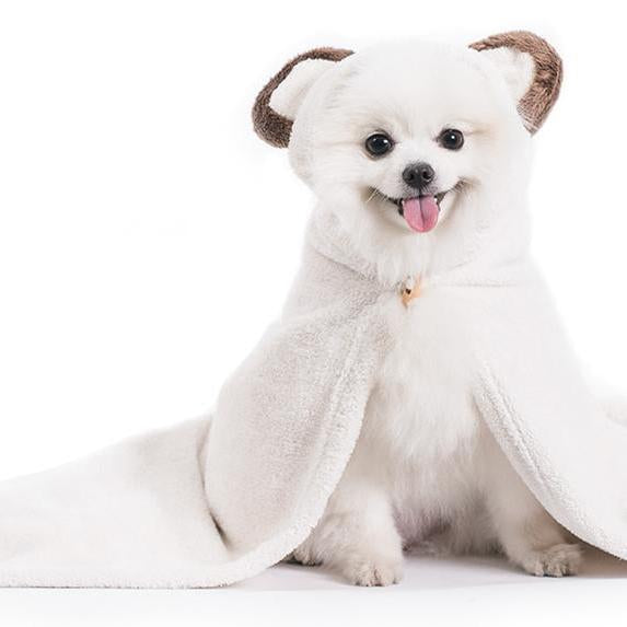cute dog towel