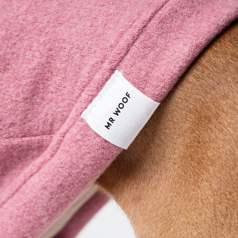 Pink dog hoodie