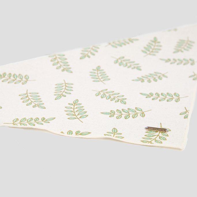 Leaf print dog bandana