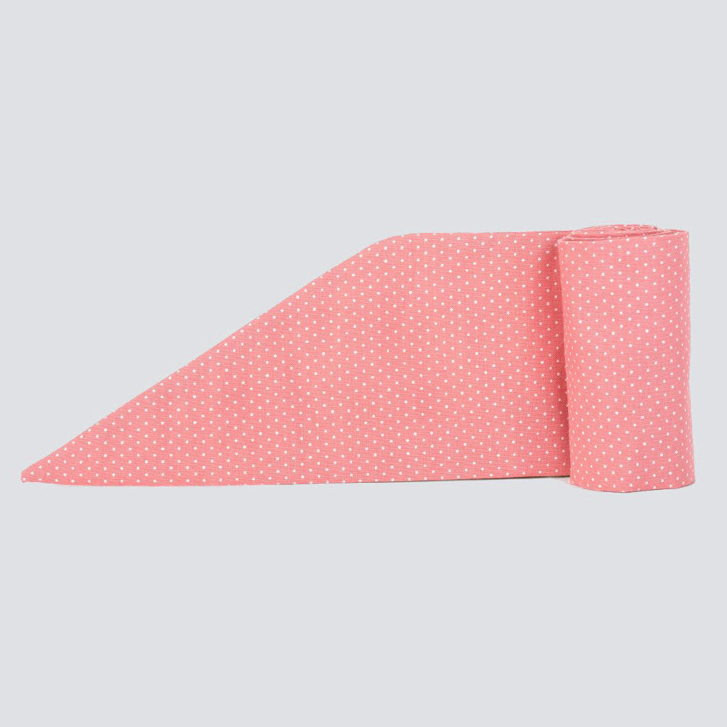 pink polka dot dog bandana