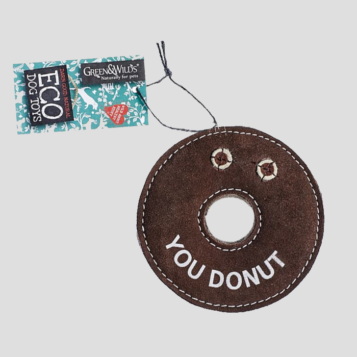 Green & Wilds Derrick the Donut Eco Dog Toy