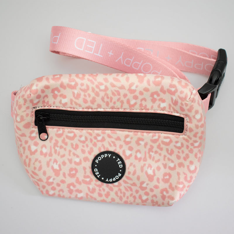 pink dog bum bag